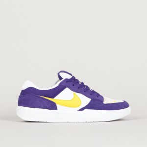 Nike SB Force 58 Court Purple Amarillo White